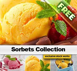 高清冰激凌图片：Sorbets Collection